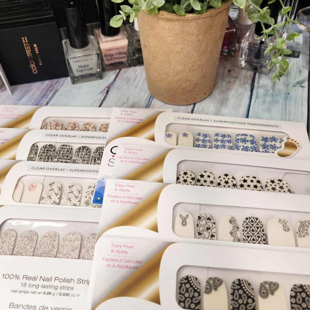 Color Street Press On Overlay Nail Designs Grab Bag # 3- Overlays